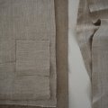 Kundbild Halvlinne Grovt - Natur - 150 cm