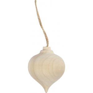 Droppe av trä - Ø5,5 cm Droppe av trä - Ø5,5 cm
