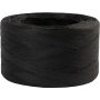 Raffia Pappersgarn - svart - 100 m