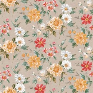 Vaxduk PVC Blomma - Röd Vaxduk PVC Blomma - Röd